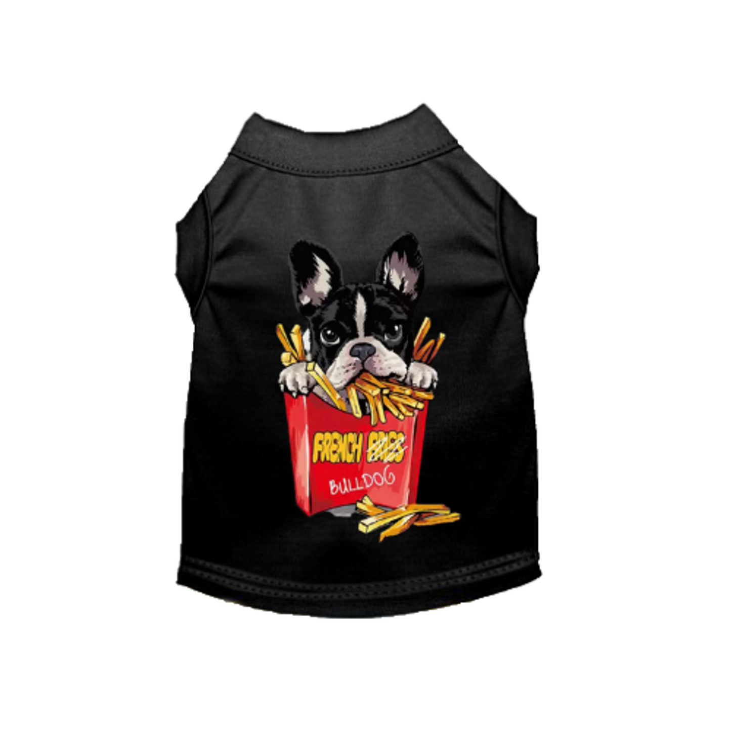 Frenchie Fries Dog Dress & Tee