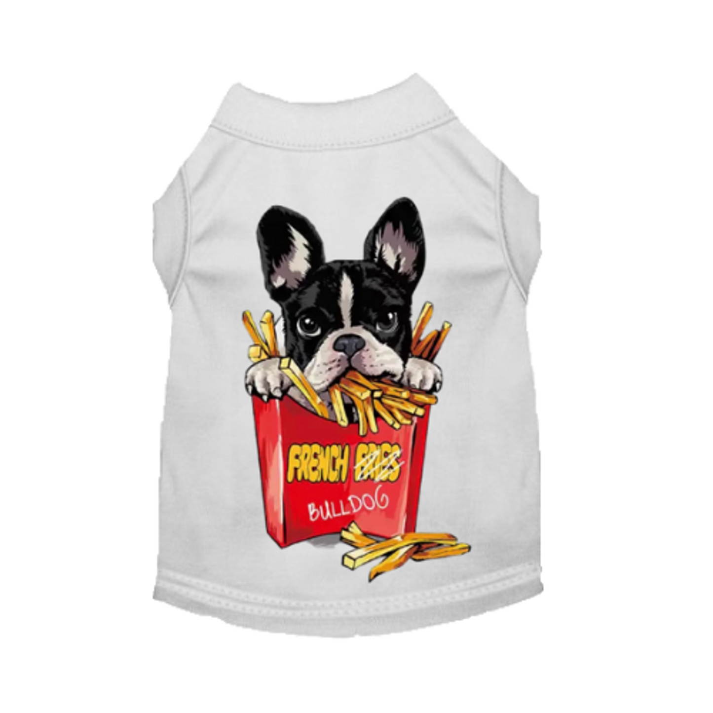 Frenchie Fries Dog Dress & Tee