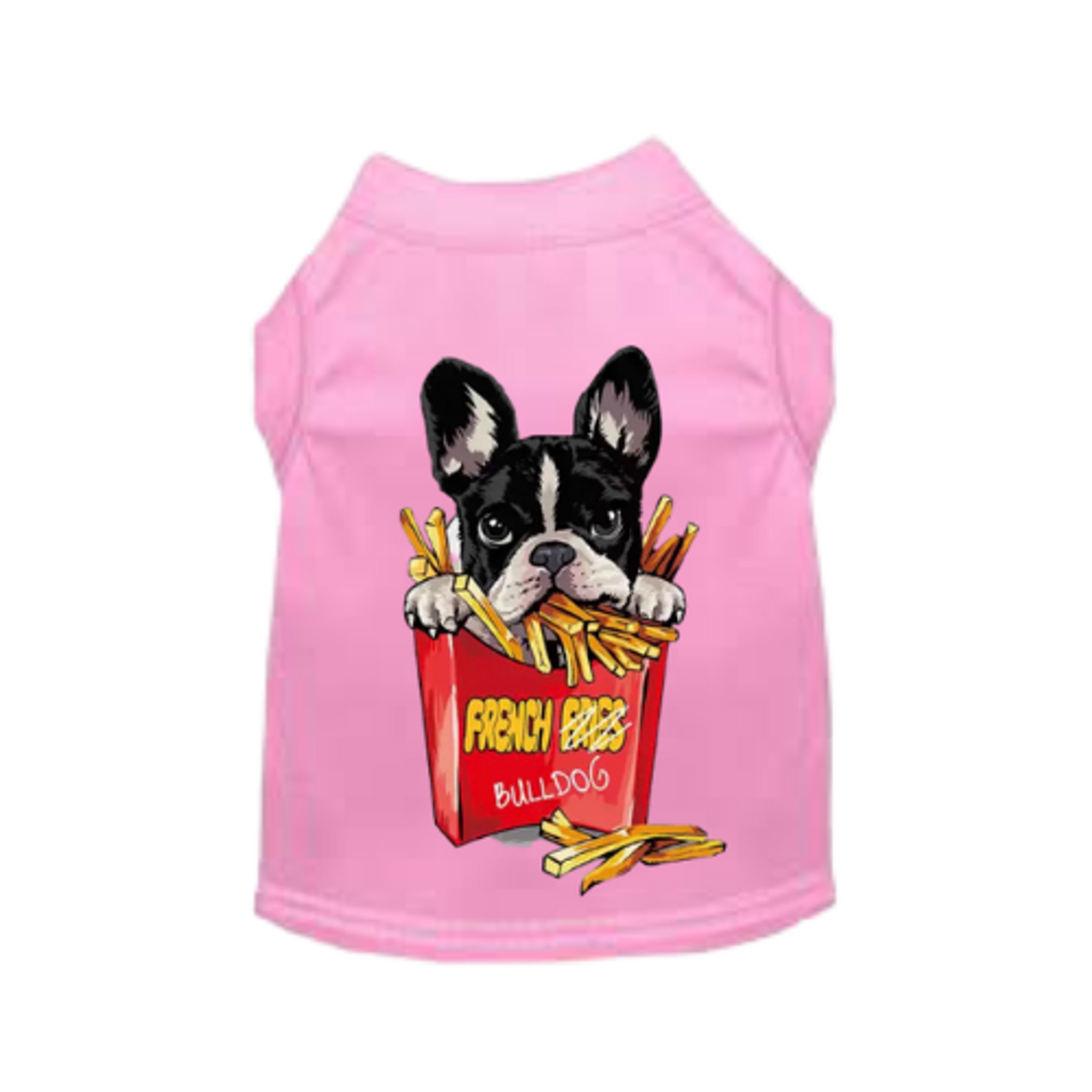 Frenchie Fries Dog Dress & Tee