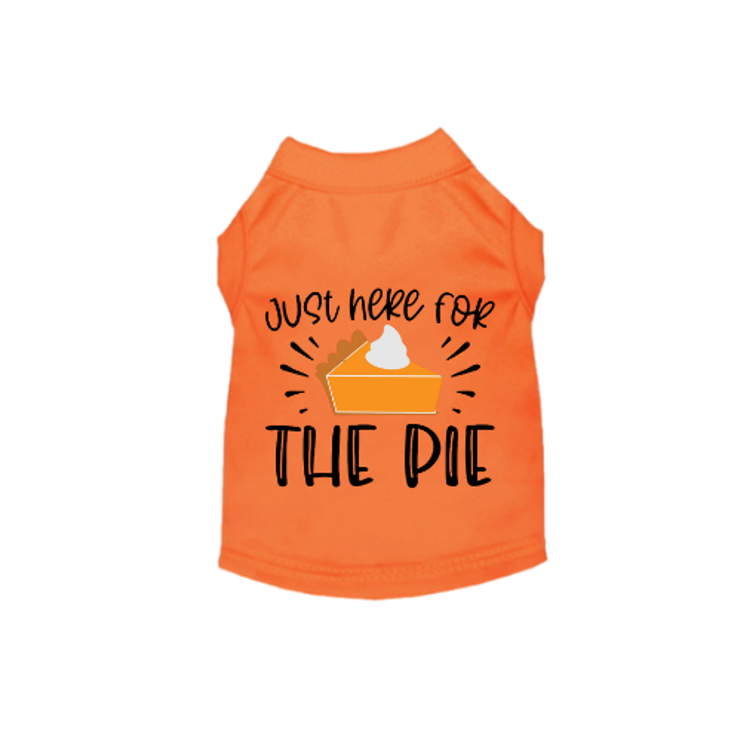 Just Here for the Pie Dog Shirt