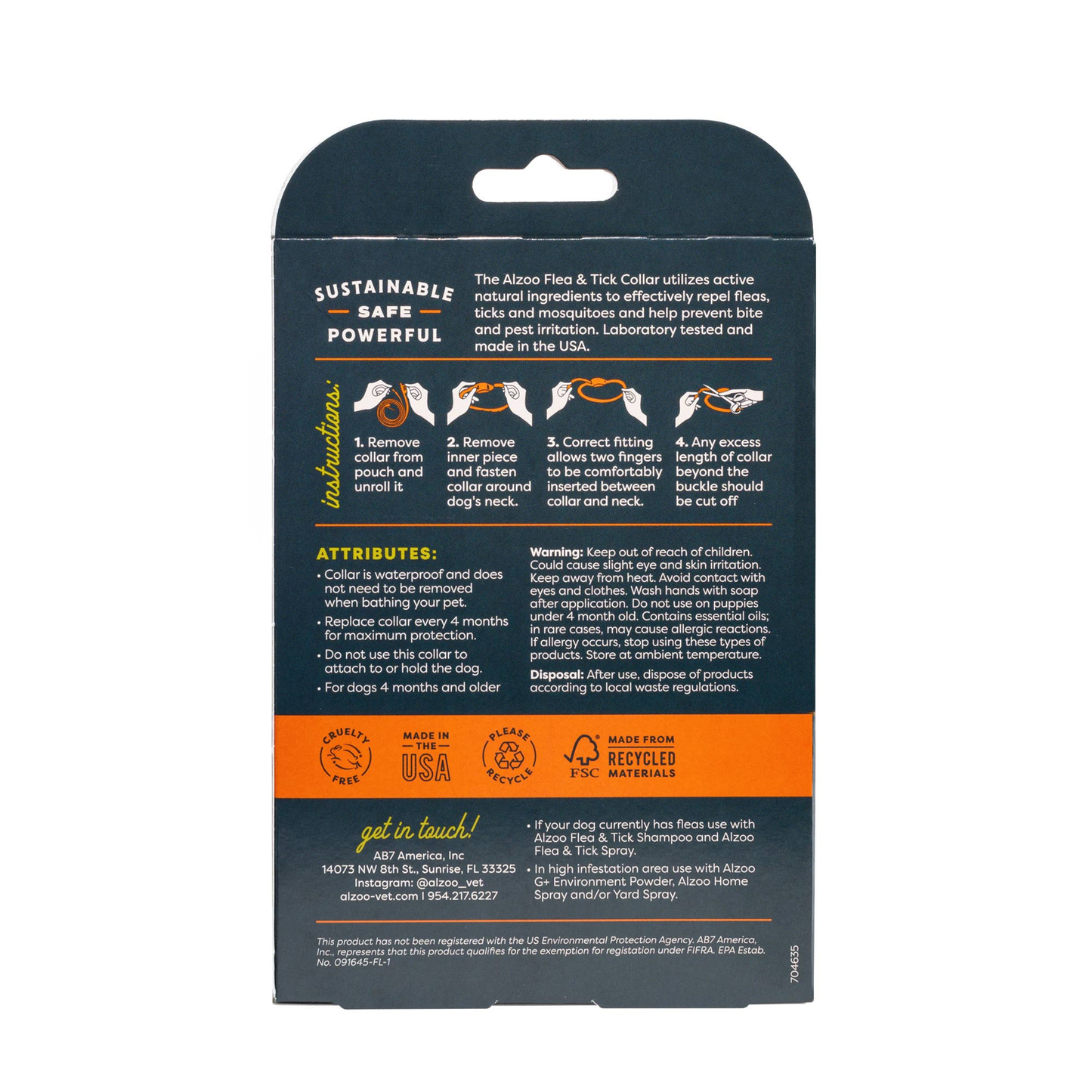 Plant Based Flea & Tick Collar for Dogs | Medium