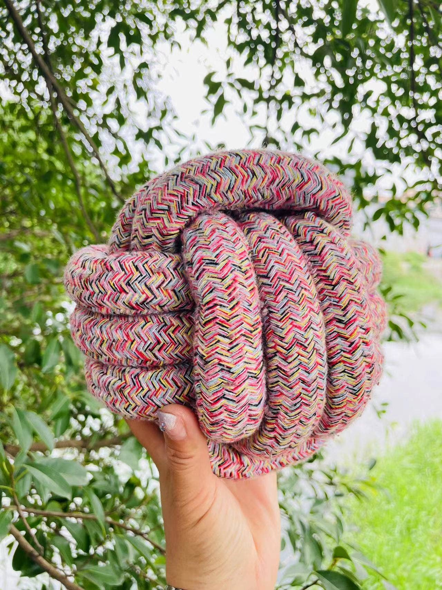 Handmade Large Rope Balls, Sustainable Dog Rope Toys, Unique