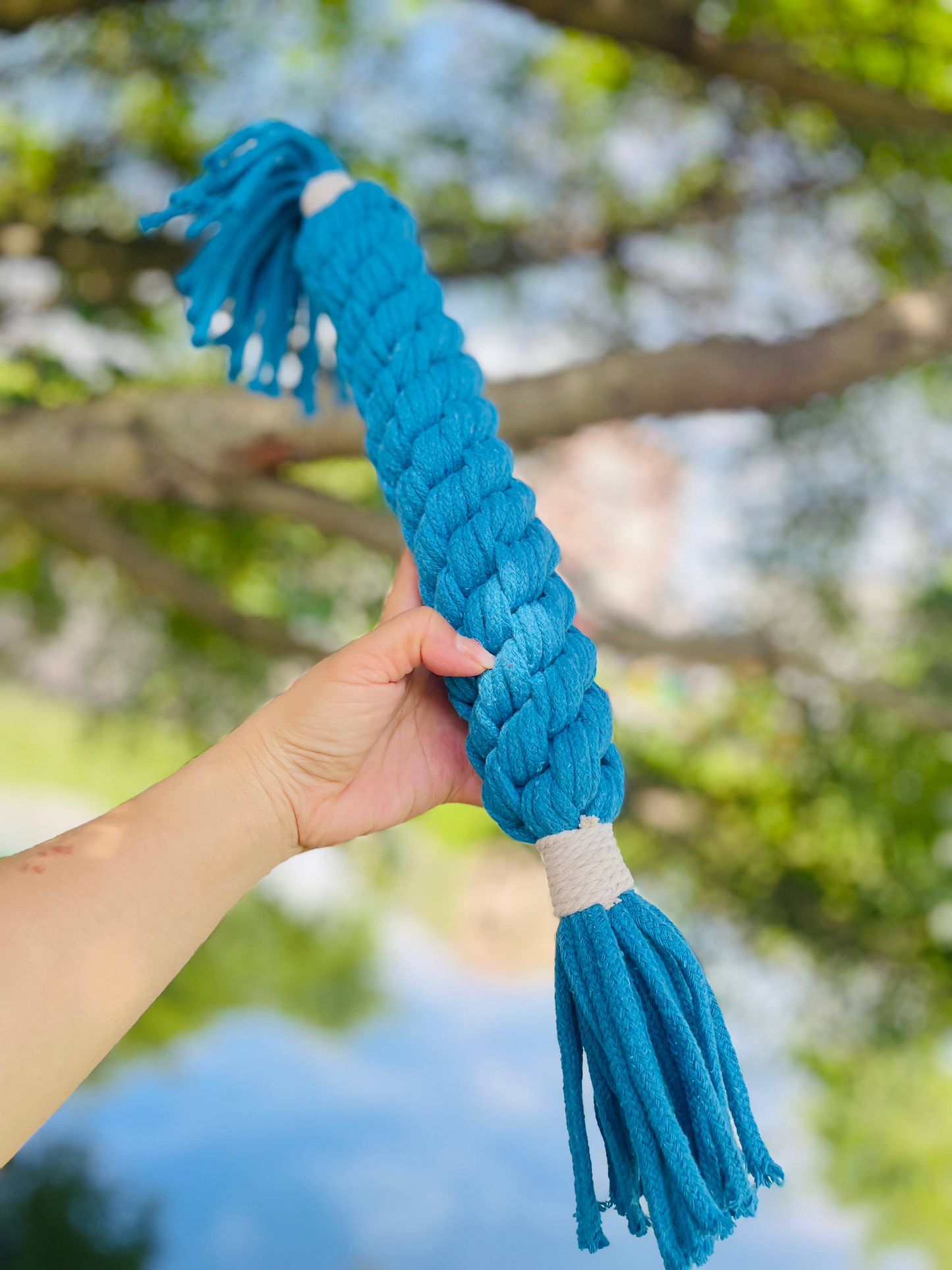 CSCORD - Sky Blue Handmade Macramé Candy Rope