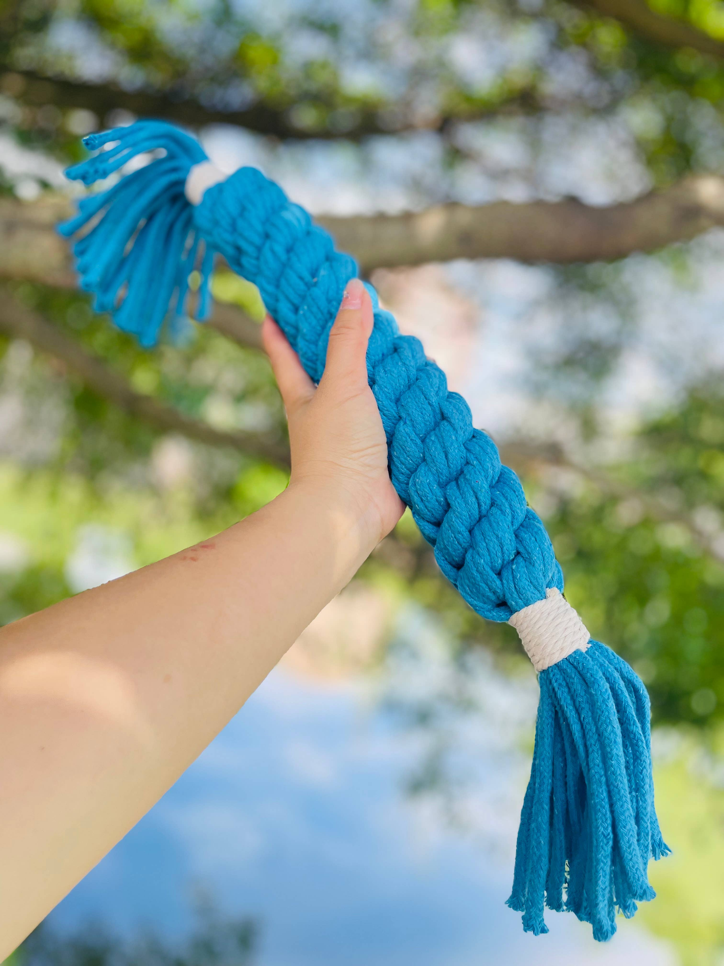 CSCORD - Sky Blue Handmade Macramé Candy Rope