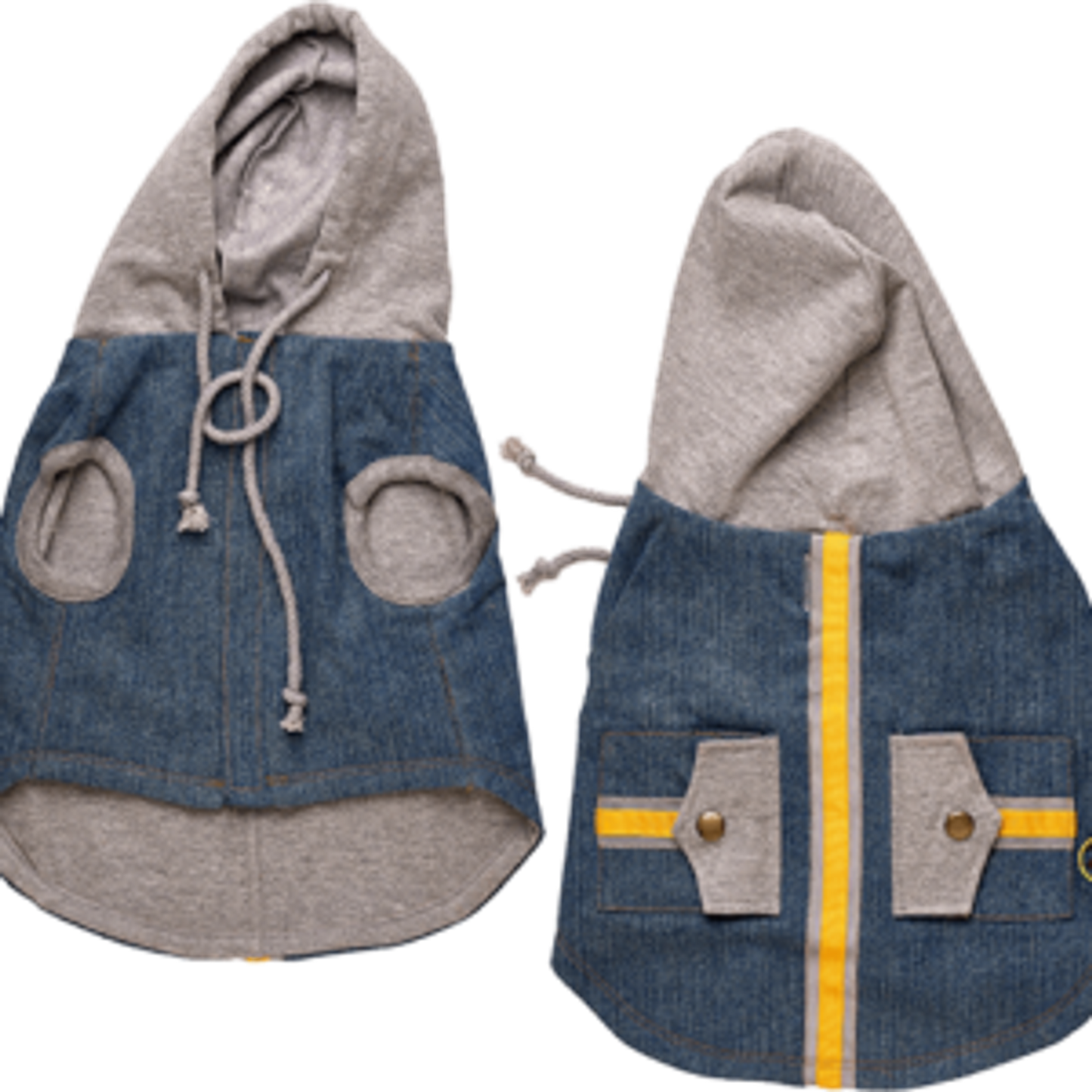 Denim Hoodie Vest