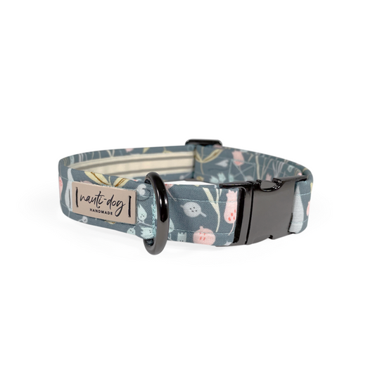 Juniper Sage Mod Fall Floral Buckle Dog Collar - Pack Of: 1 | Style: Buckle