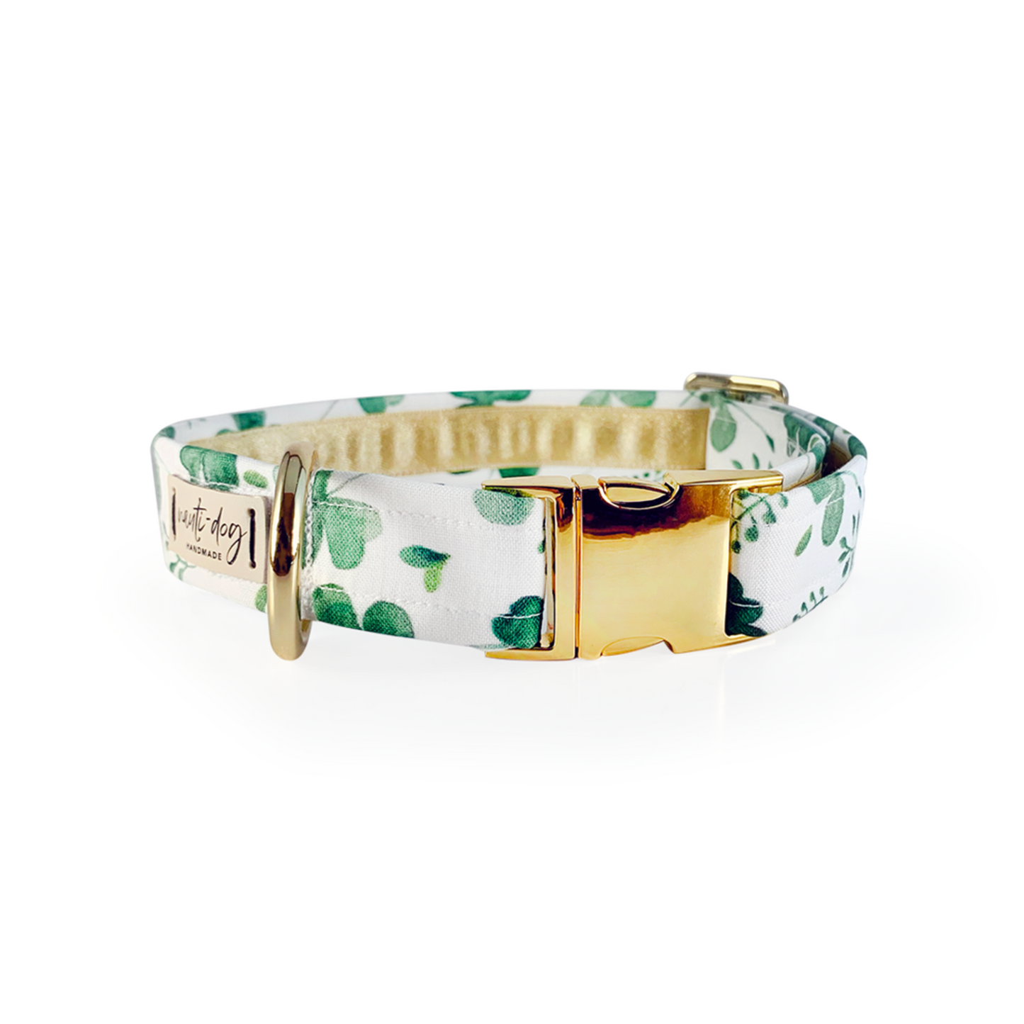 Lucky Irish Four Leaf Clover St. Paddy's Day Shamrock Buckle Dog Collar - Pack Of: 1 | Style: Buckle