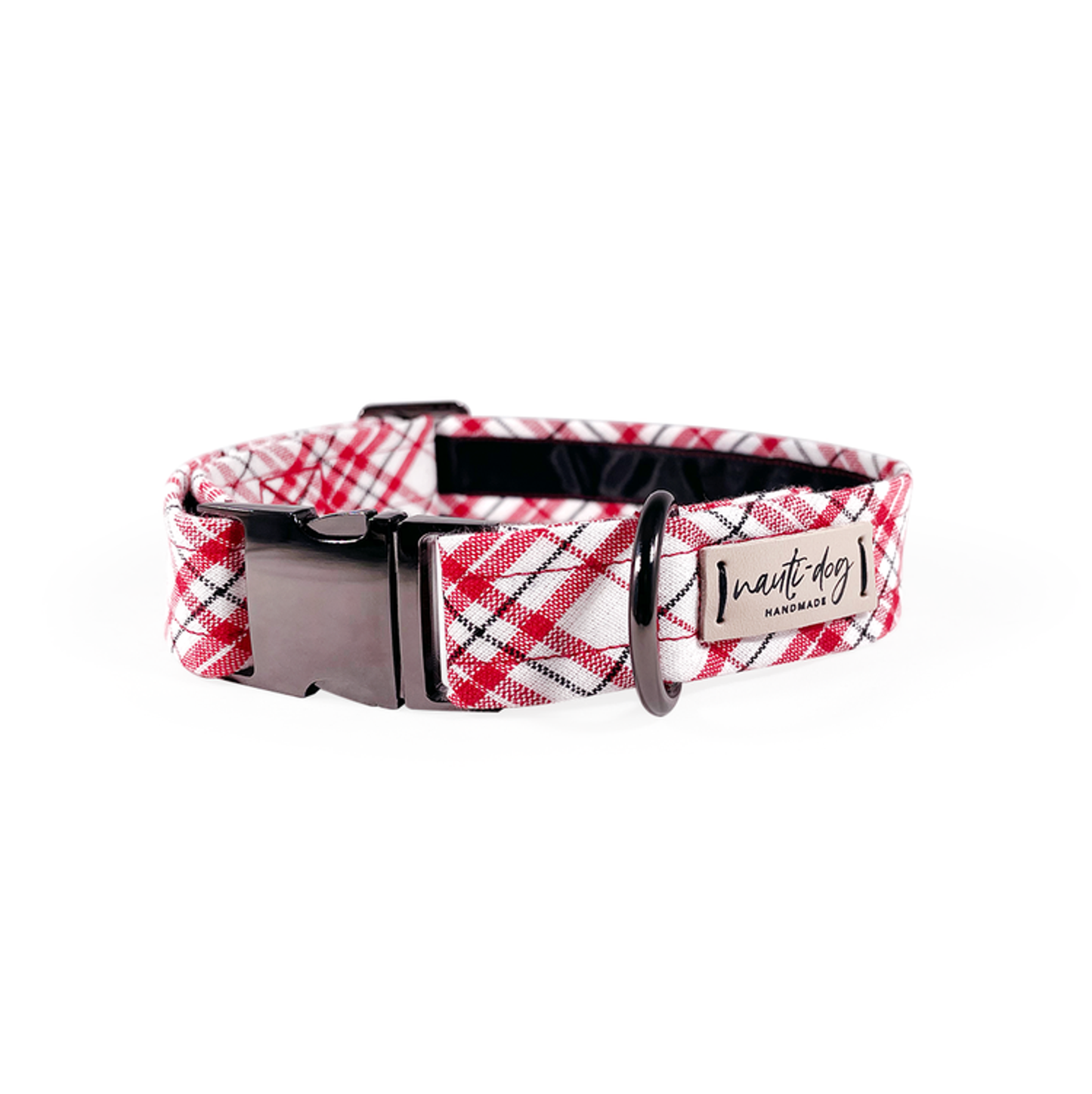 Scarlett Peppermint Woven Plaid Buckle Dog Collar - Pack Of: 1