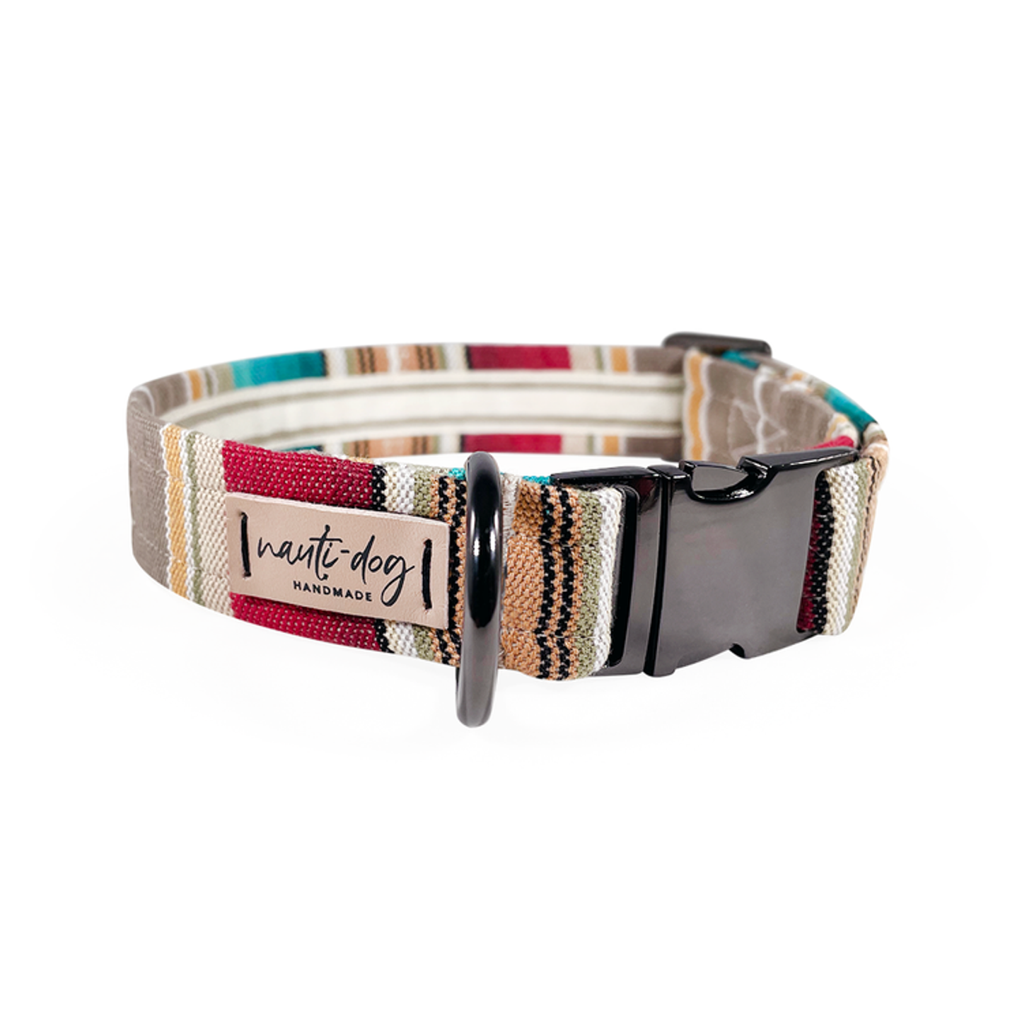 Serape Southwestern Woven Stripe Buckle Dog Collar - Pack Of: 1 | Style: Buckle