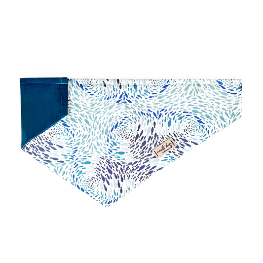 Shoal School of Fish Over-the-collar Dog Bandana