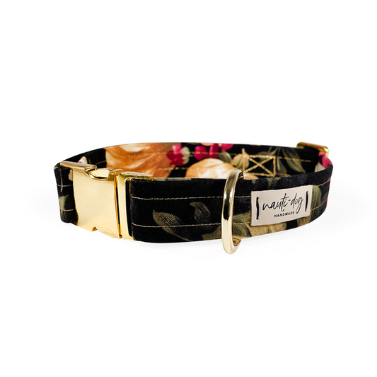 Victoria Vintage Victorian Floral Buckle Dog Collar - Pack Of: 1 | Style: Buckle