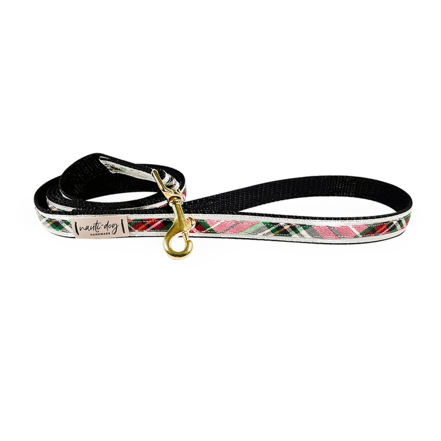 Sullivan Christmas Scottish Red & Green Tartan Plaid Ribbon Dog Leash