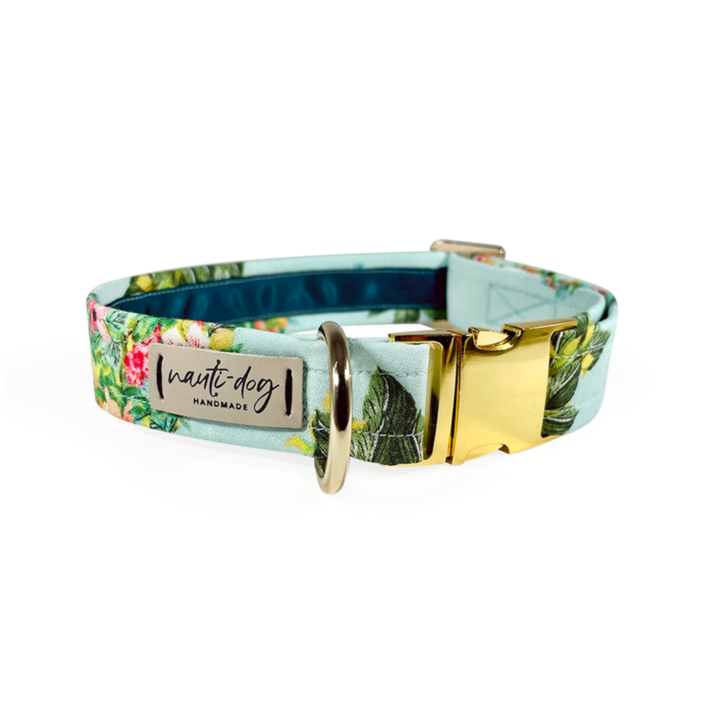 Pina Tropical Floral Pineapple Buckle Dog Collar - Pack Of: 1 | Style: Buckle